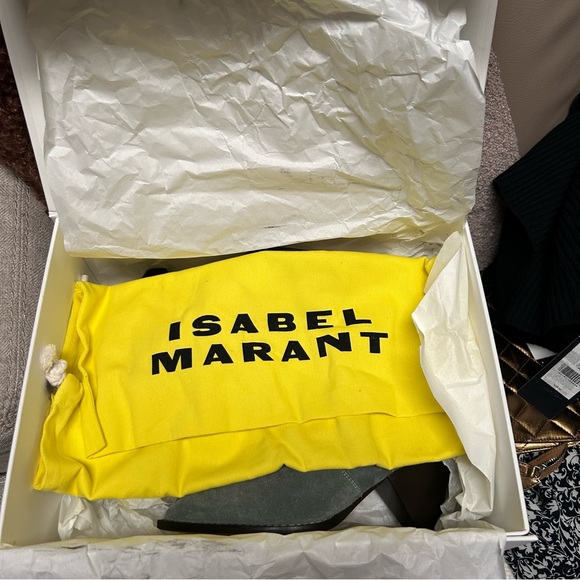 NIB Isabel Marant Darizo Ankle booties in Sea Green size 36 - Picture 14 of 17